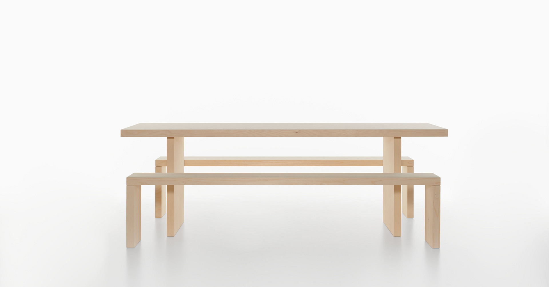 Plank, Spruce, table, wood, indoor, Grcic, Bench table, German design Award Gold, 2023