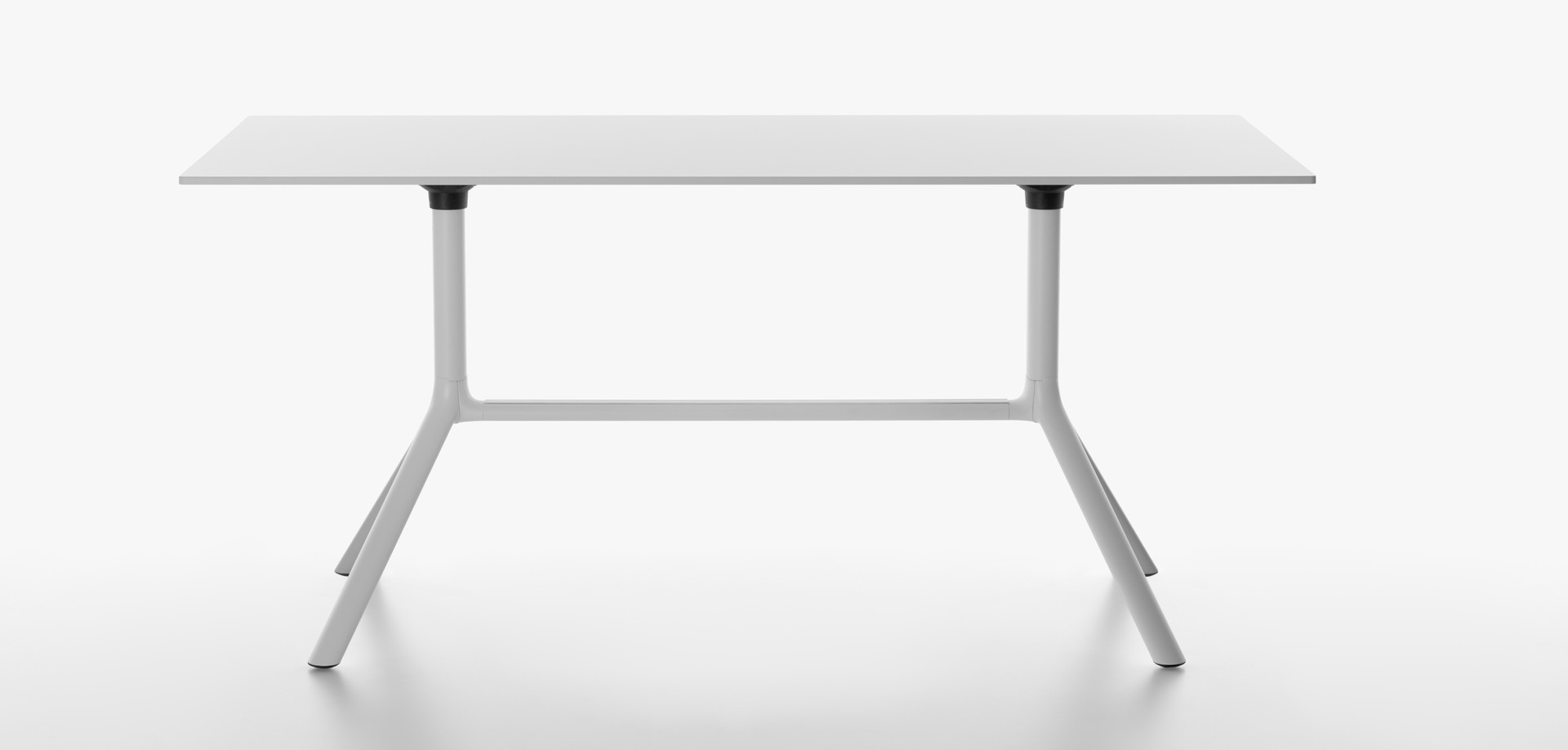Plank - MIURA table rectangular table top, 73 cm high, white