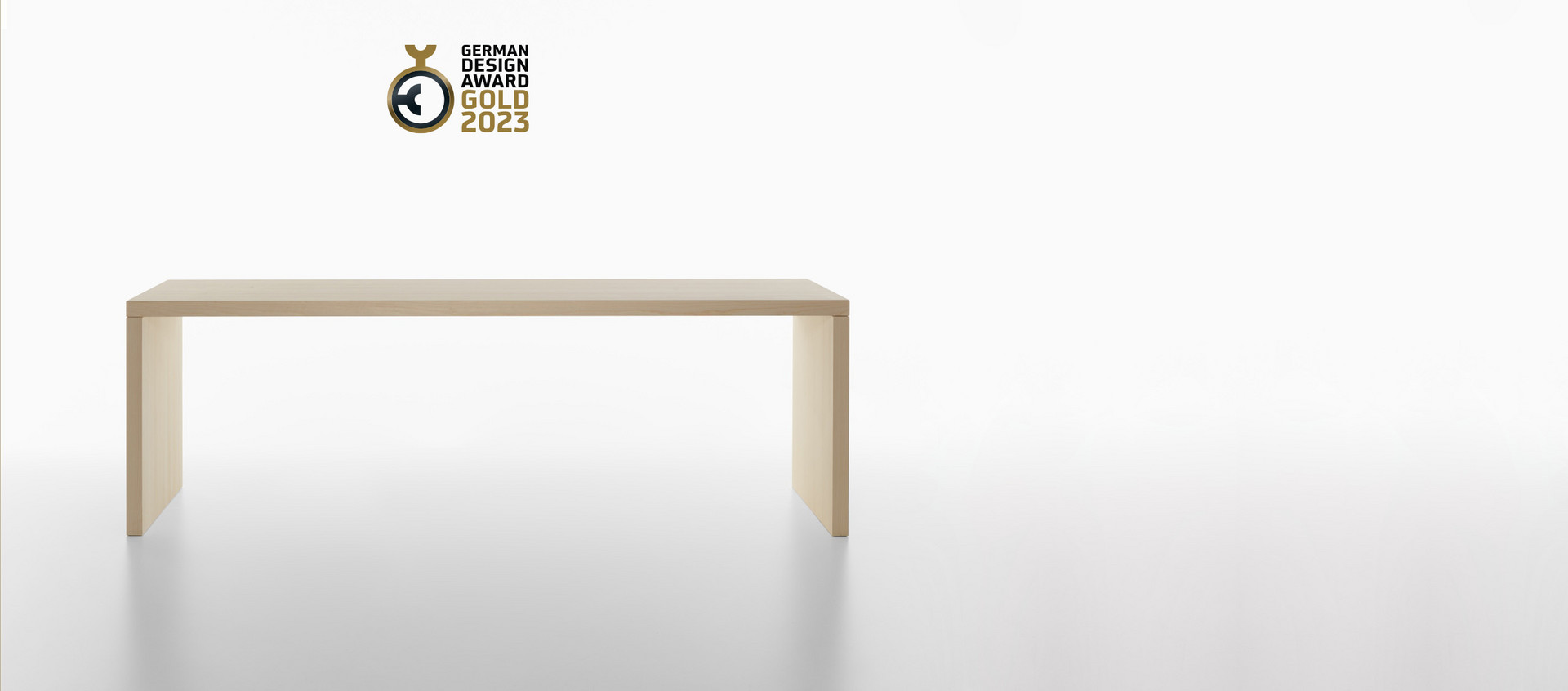 Plank, Spruce, table, wood, indoor, Grcic, Bench table, German design Award Gold, 2023