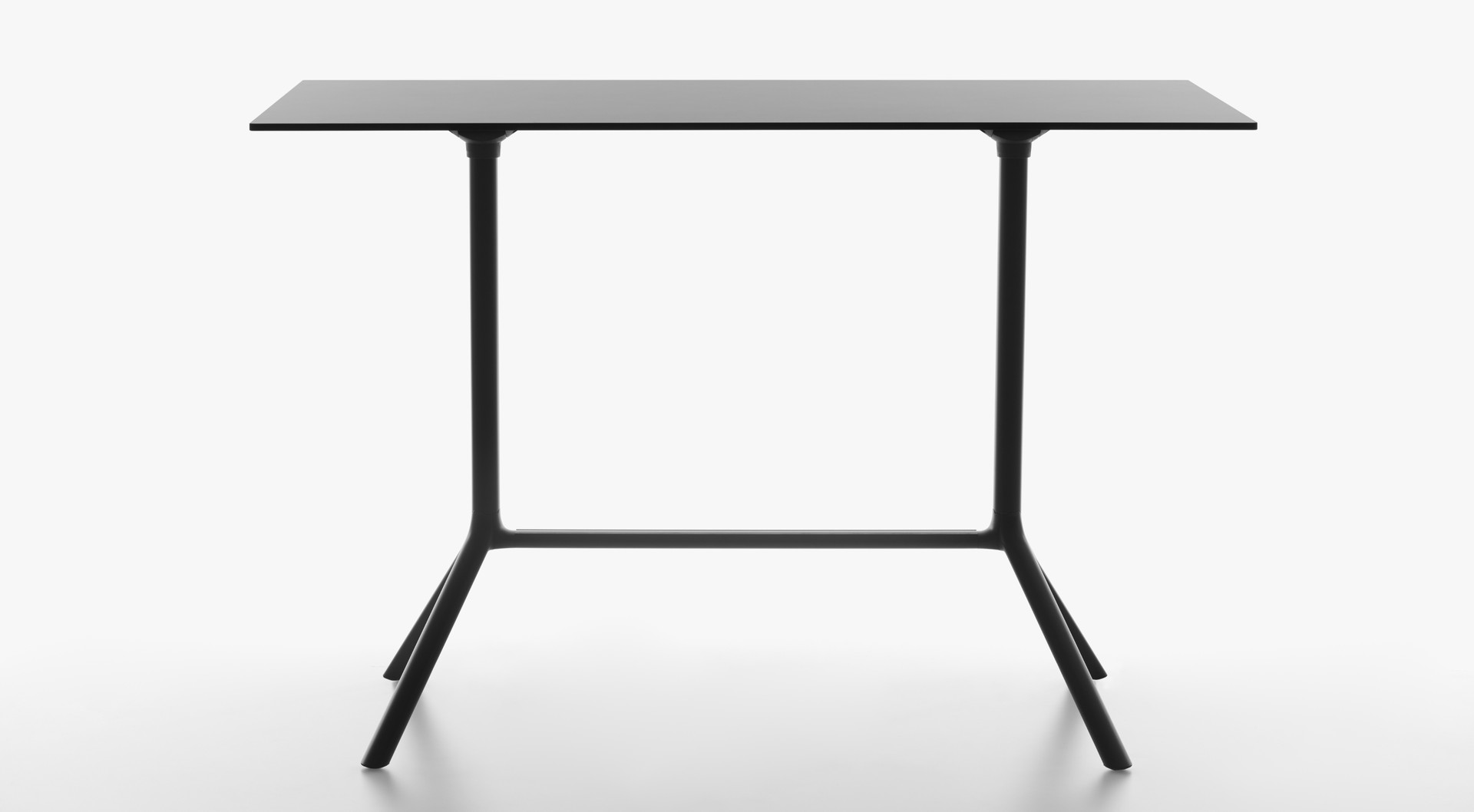 Plank - MIURA table rectangular table top, 103 cm high, black
